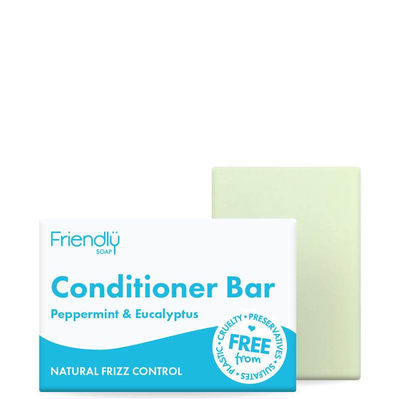 Friendly Soap Conditioner Bar Peppermint &amp; Eucalyptus 90g