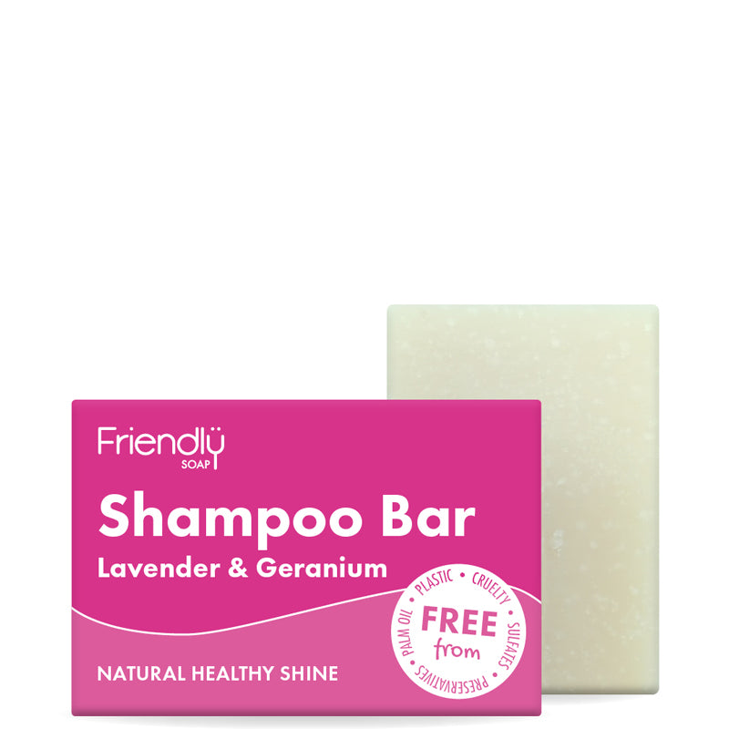 Friendly Soap Shampoo Bar Lavender &amp; Geranium