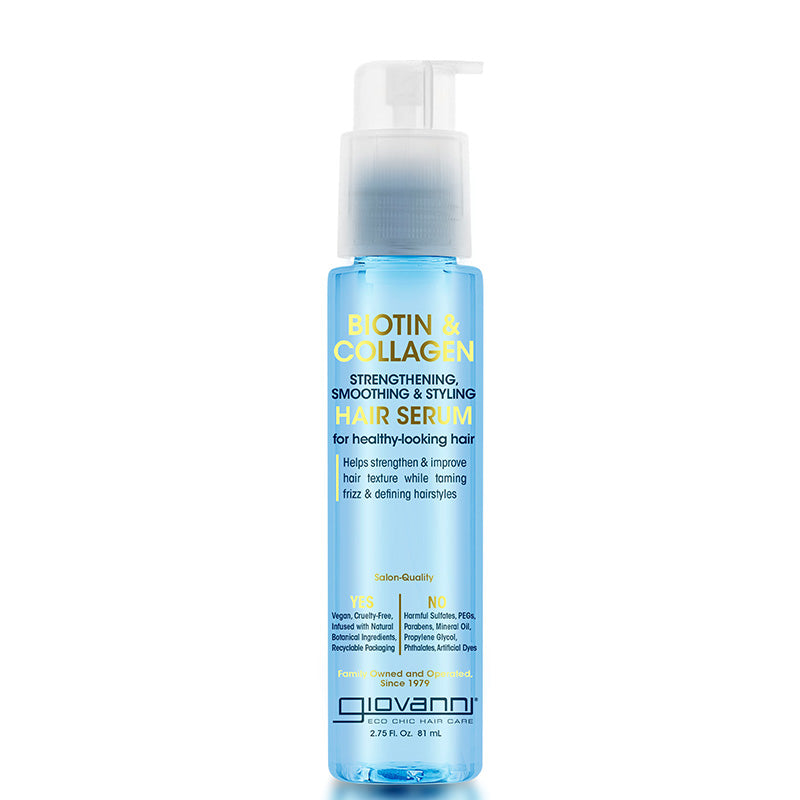 Giovanni Biotin & Collagen Strengthening, Smoothing & Styling Hair Serum