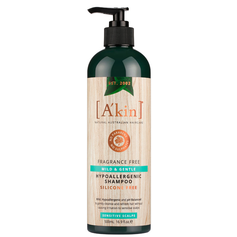 A&#39;kin Fragrance Free Mild &amp; Gentle Shampoo 500ml