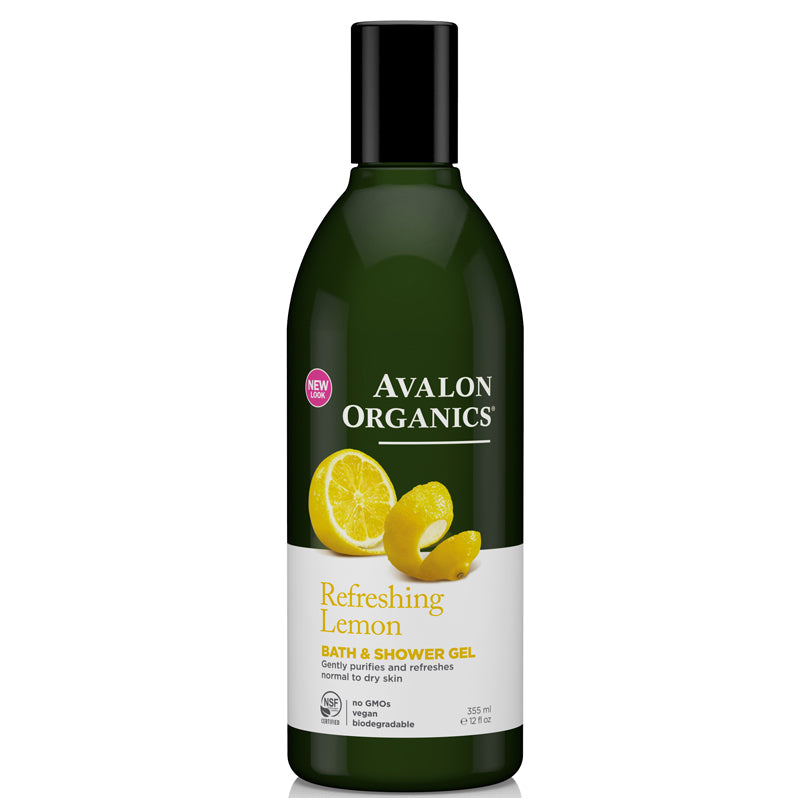 Avalon Organics Refreshing Lemon Bath & Shower Gel