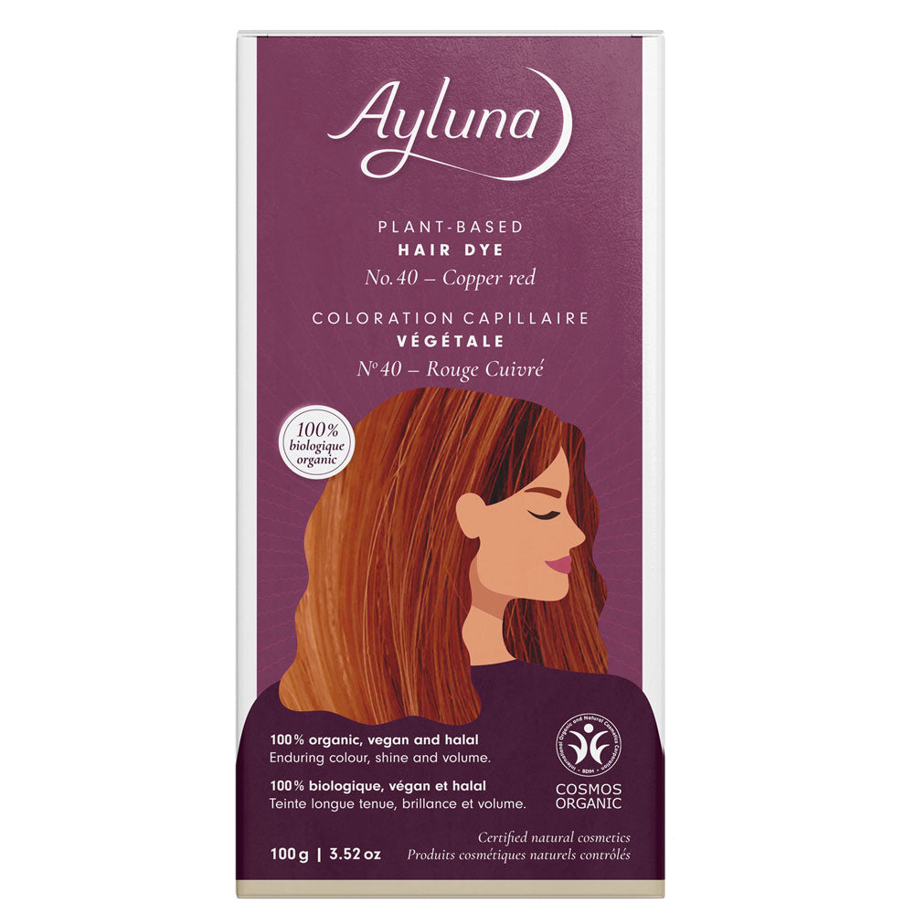 Ayluna Plant Based Hair Dye 40 Copper Red