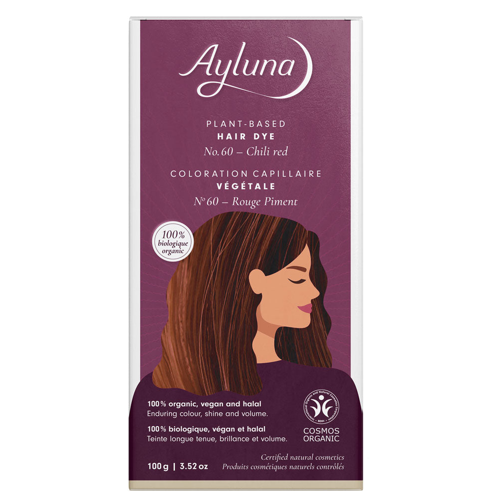 Ayluna Plant Based Hair Dye 60 Chilli Red