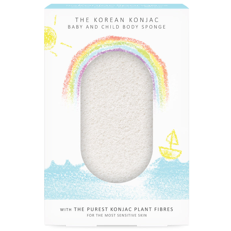 Konjac Sponge Baby and Child Body Sponge Box