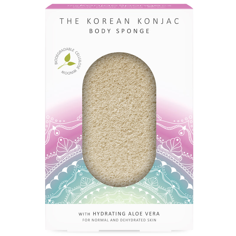 Konjac Sponge Body Sponge Aloe Vera Box