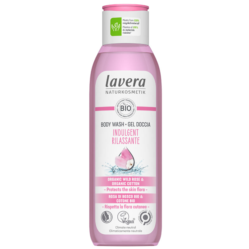 Lavera Indulgent Body Wash with Organic Wild Rose & Organic Cotton
