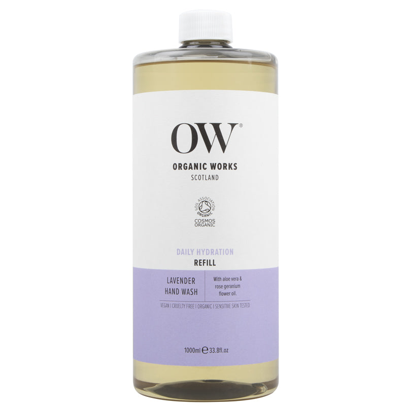 Organic Works Lavender Hand Wash Refill 1L