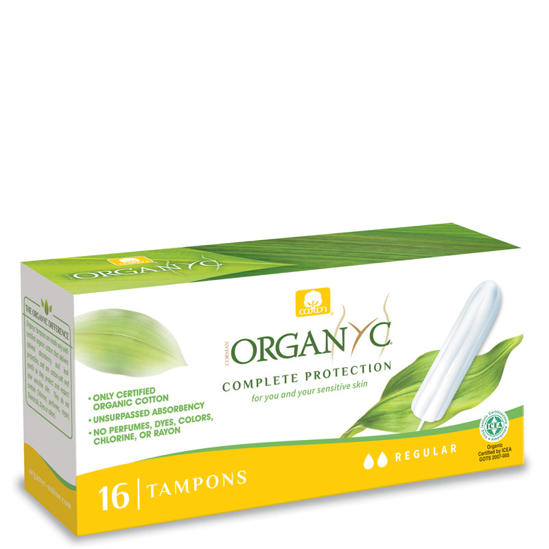 Organyc Organic Cotton Tampons Regular