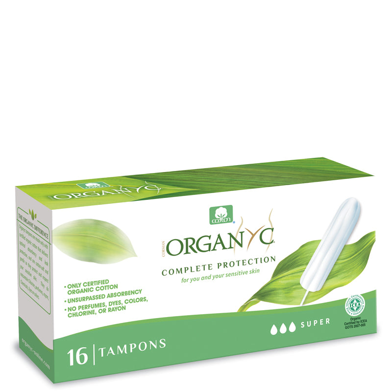 Organyc Organic Cotton Tampons Super