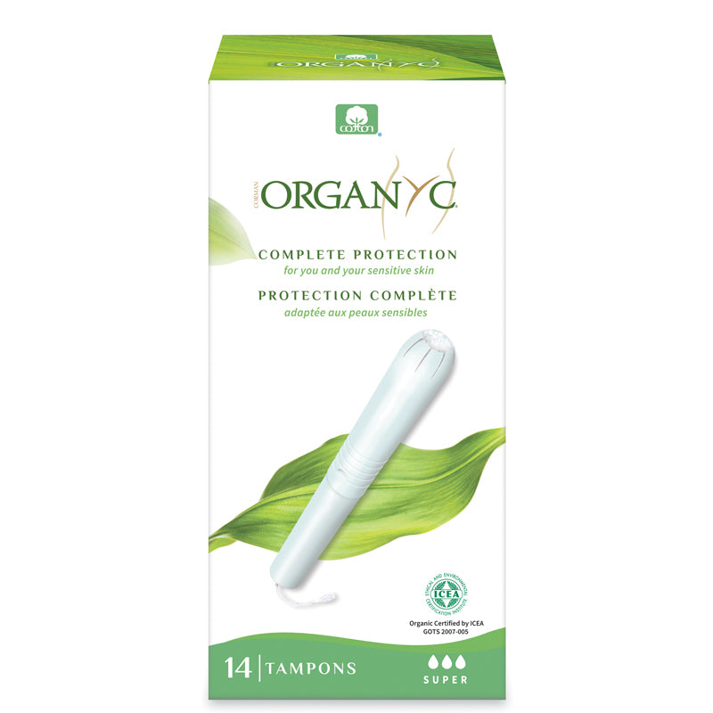 Organyc Organic Cotton Tampons with Applicator Super