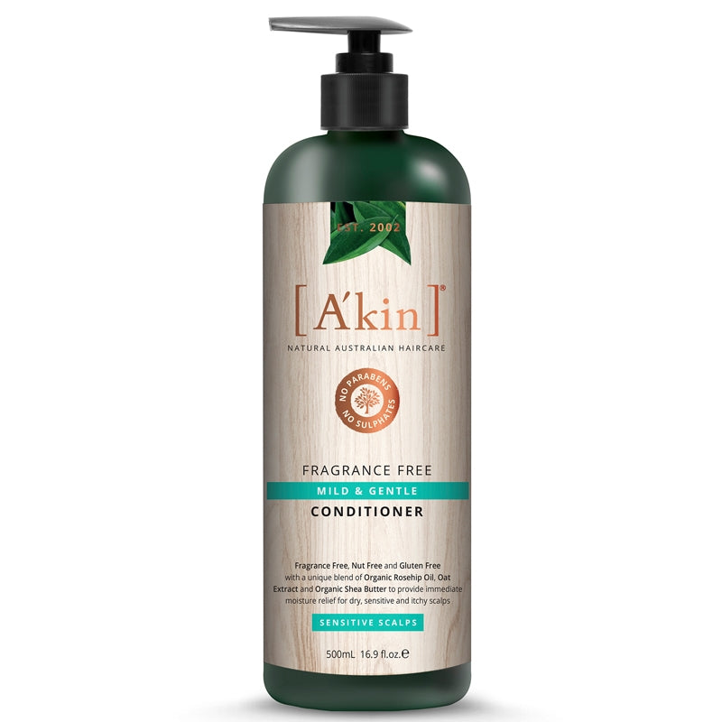 DISCONTINUED A&#39;kin Fragrance Free Mild &amp; Gentle Conditioner (for Sensitive Scalps)