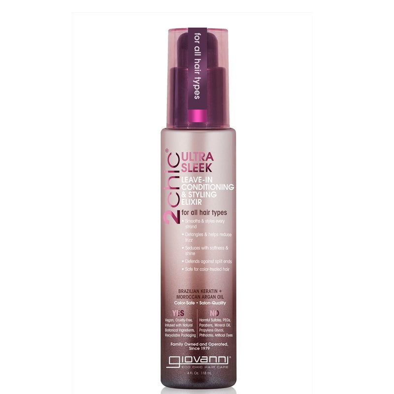 Giovanni 2chic Ultra-Sleek Leave-In Conditioning & Styling Elixir