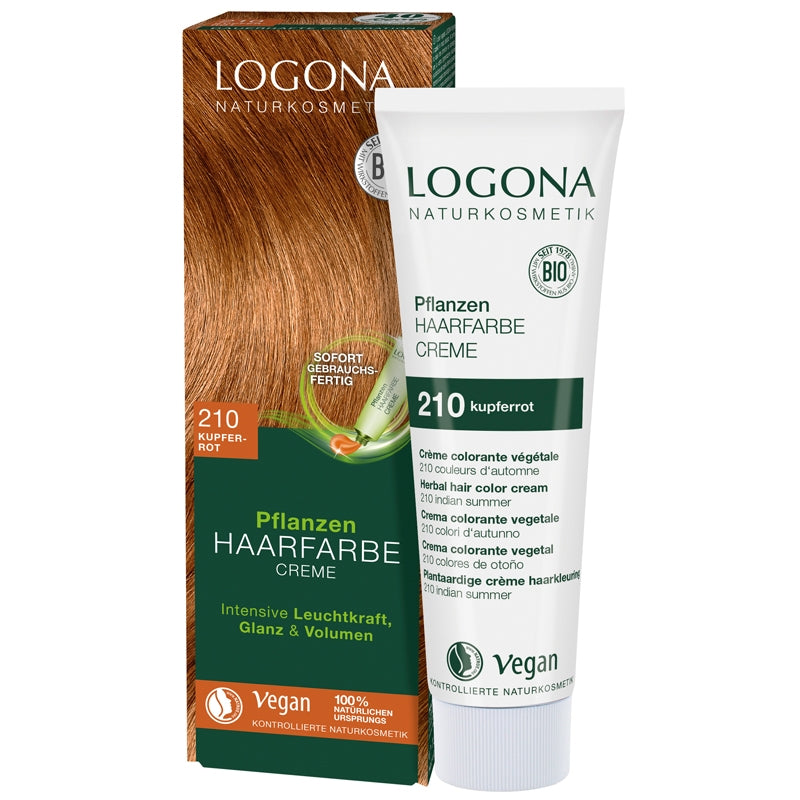 Logona Herbal Hair Colour Cream Copper Red
